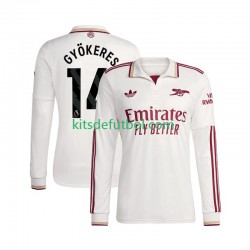 Arsenal Viktor Gyokeres 14 Hombre Camiseta alternativa 2025-2026 Manga Larga