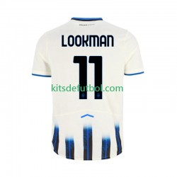 Atalanta Ademola Lookman 11 Hombre Camiseta de visitante 2025-2026 Manga Corta