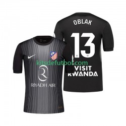 Atlético Madrid Portero Jan Oblak 13 Hombre Camiseta de visitante 2025-2026 Manga Corta