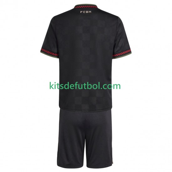 Equipación completa Niño Bayern de Múnich Camiseta alternativa 2025-2026 Manga Corta