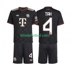 Equipación completa Niño Bayern de Múnich Jonathan Tah 4 Camiseta alternativa 2025-2026 Manga Corta
