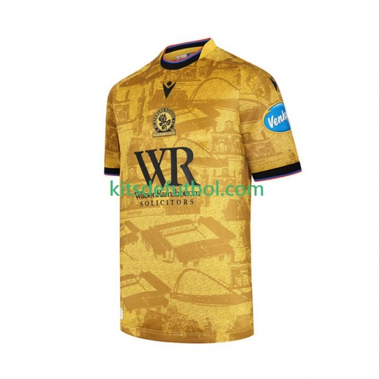 Blackburn Rovers Hombre Camiseta de visitante 2025-2026 Manga Corta