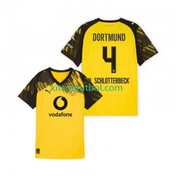 Borussia Dortmund Nico Schlotterbeck 4 Hombre Camiseta de local 2025-2026 Manga Corta
