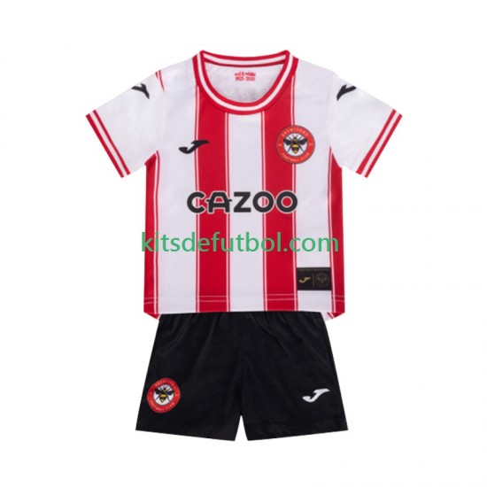 Equipación completa Niño Brentford Camiseta de local 2025-2026 Manga Corta
