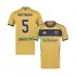 CA Boca Juniors Rodrigo Battaglia 5 Hombre Camiseta de visitante 2025-2026 Manga Corta