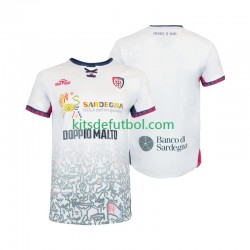 Cagliari Hombre Camiseta de visitante 2025-2026 Manga Corta