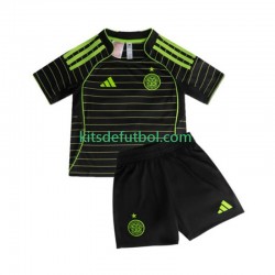 Equipación completa Niño Celtic FC Camiseta de visitante 2025-2026 Manga Corta