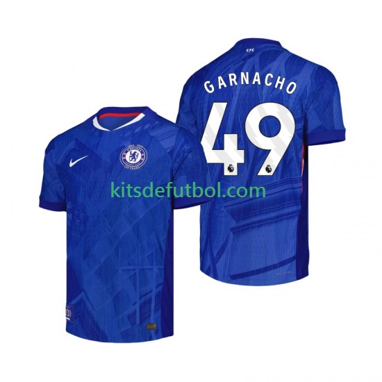 Chelsea Alejandro Garnacho 49 Hombre Camiseta de local 2025-2026 Manga Corta Chelsea Alejandro Garnacho 49 Hombre Camiseta de local 2025-2026 Manga Corta