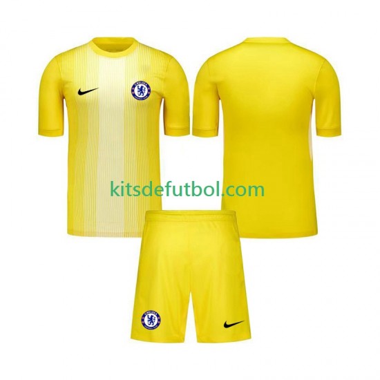 Equipación completa Niño Chelsea Portero Camiseta alternativa 2025-2026 Manga Corta