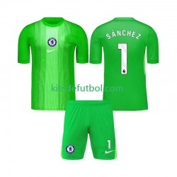 Equipación completa Niño Chelsea Portero Robert Sanchez 1 Camiseta de visitante 2025-2026 Manga Corta