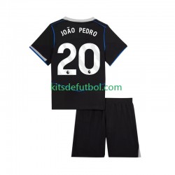 Equipación completa Niño Chelsea Joao Pedro 20 Camiseta alternativa 2025-2026 Manga Corta