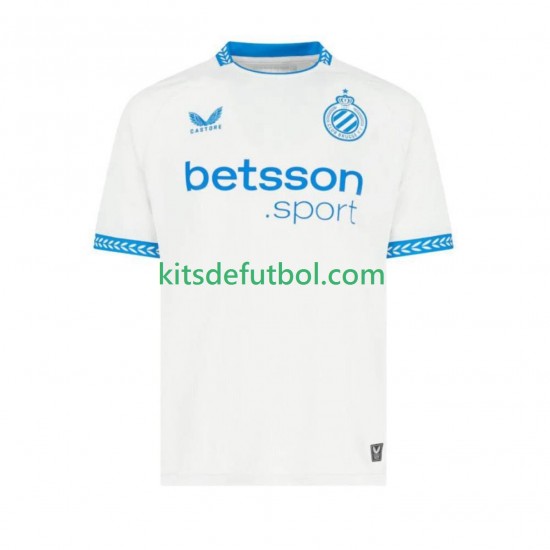 Club Brugge Hombre Camiseta de visitante 2025-2026 Manga Corta