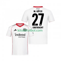 Eintracht Frankfurt Mario Gotze 27 Hombre Camiseta de visitante 2025-2026 Manga Corta