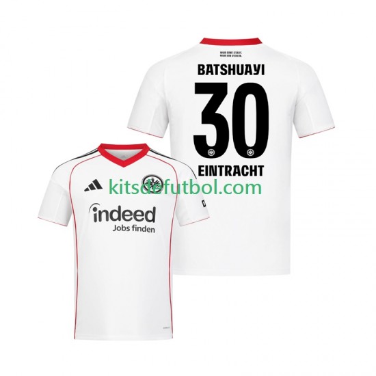 Eintracht Frankfurt Michy Batshuayi 30 Hombre Camiseta de visitante 2025-2026 Manga Corta