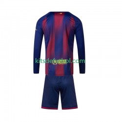 Equipación completa Niño FC Barcelona Camiseta de local 2025-2026 Manga Larga