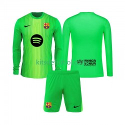 Equipación completa Niño FC Barcelona Portero Camiseta de local 2025-2026 Manga Larga