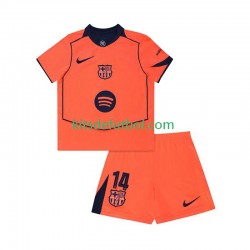 Equipación completa Niño FC Barcelona Marcus Rashford 14 UCL Camiseta alternativa 2025-2026 Manga Corta