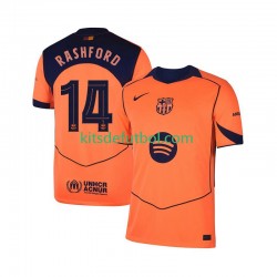 FC Barcelona Marcus Rashford 14 UCL Hombre Camiseta alternativa 2025-2026 Manga Corta