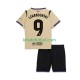 Equipación completa Niño FC Barcelona Robert Lewandowski 9 UCL Camiseta de visitante 2025-2026 Manga Corta