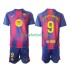 Equipación completa Niño FC Barcelona Robert Lewandowski 9 Camiseta de local 2025-2026 Manga Corta