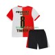 Equipación completa Niño Feyenoord Rotterdam Quinten Timber 8 Camiseta de local 2025-2026 Manga Corta