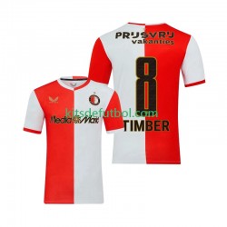 Feyenoord Rotterdam Quinten Timber 8 Hombre Camiseta de local 2025-2026 Manga Corta