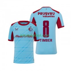 Feyenoord Rotterdam Quinten Timber 8 Hombre Camiseta alternativa 2025-2026 Manga Corta