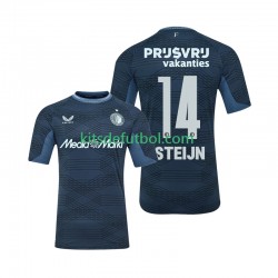 Feyenoord Rotterdam Sem Steijn 14 Hombre Camiseta de visitante 2025-2026 Manga Corta