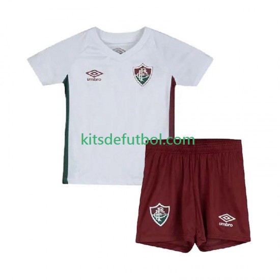 Equipación completa Niño Fluminense Camiseta de visitante 2025-2026 Manga Corta