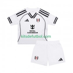 Equipación completa Niño Fulham Camiseta de local 2025-2026 Manga Corta