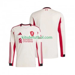 Liverpool Hombre Camiseta de visitante 2025-2026 Manga Larga