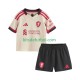 Equipación completa Niño Liverpool Camiseta de visitante 2025-2026 Manga Corta