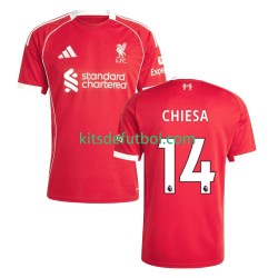 Liverpool Federico Chiesa 14 Hombre Camiseta de local 2025-2026 Manga Corta