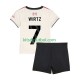 Equipación completa Niño Liverpool Florian Wirtz 7 Camiseta de visitante 2025-2026 Manga Corta