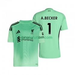 Liverpool Portero Alisson Becker 1 Hombre Camiseta de local 2025-2026 Manga Corta