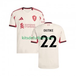 Liverpool Hugo Ekitike 22 Hombre Camiseta de visitante 2025-2026 Manga Corta