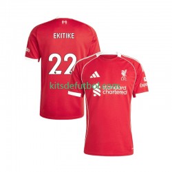 Liverpool Hugo Ekitike 22 Hombre Camiseta de local 2025-2026 Manga Corta