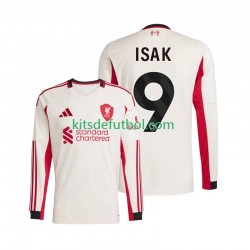 Liverpool ISAK 9 Hombre Camiseta de visitante 2025-2026 Manga Larga