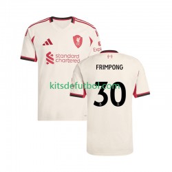 Liverpool Jeremie Frimpong 30 Hombre Camiseta de visitante 2025-2026 Manga Corta