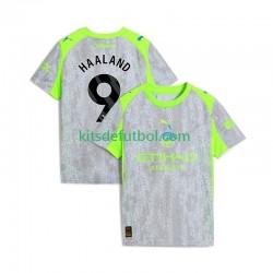 Manchester City Erling Haaland 9 Hombre Camiseta alternativa 2025-2026 Manga Corta