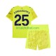 Equipación completa Niño Manchester City Portero Gianluigi Donnarumma 25 Camiseta alternativa 2025-2026 Manga Corta