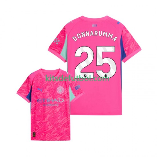 Manchester City Portero Gianluigi Donnarumma 25 Hombre Camiseta de visitante 2025-2026 Manga Corta