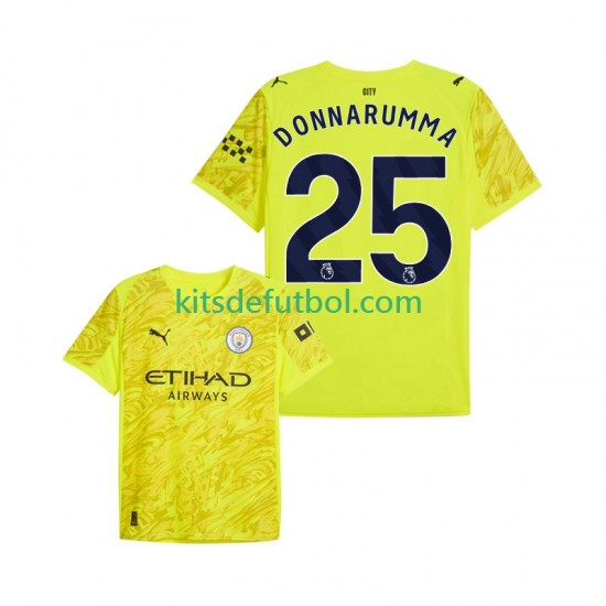 Manchester City Portero Gianluigi Donnarumma 25 Hombre Camiseta alternativa 2025-2026 Manga Corta