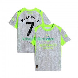 Manchester City Omar Marmoush 7 Hombre Camiseta alternativa 2025-2026 Manga Corta