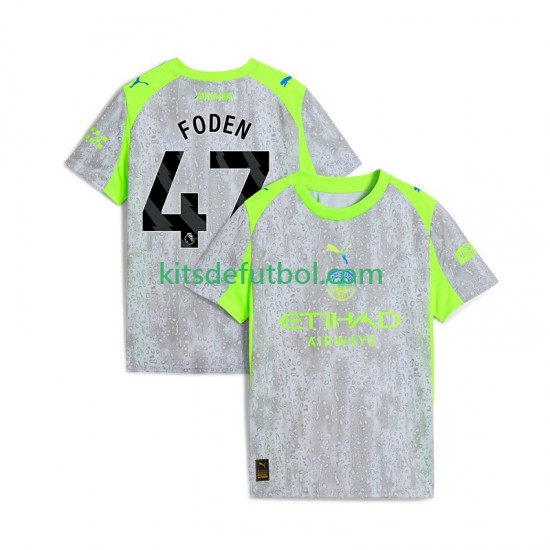 Manchester City Phil Foden 47 Hombre Camiseta alternativa 2025-2026 Manga Corta