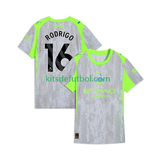 Manchester City Rodrigo Hernandez 16 Hombre Camiseta alternativa 2025-2026 Manga Corta