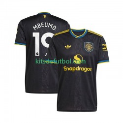 Manchester United Bryan Mbeumo 19 Hombre Camiseta alternativa 2025-2026 Manga Corta