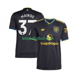 Manchester United Kobbie Mainoo 37 Hombre Camiseta alternativa 2025-2026 Manga Corta