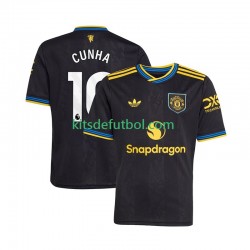 Manchester United Matheus Cunha 10 Hombre Camiseta alternativa 2025-2026 Manga Corta