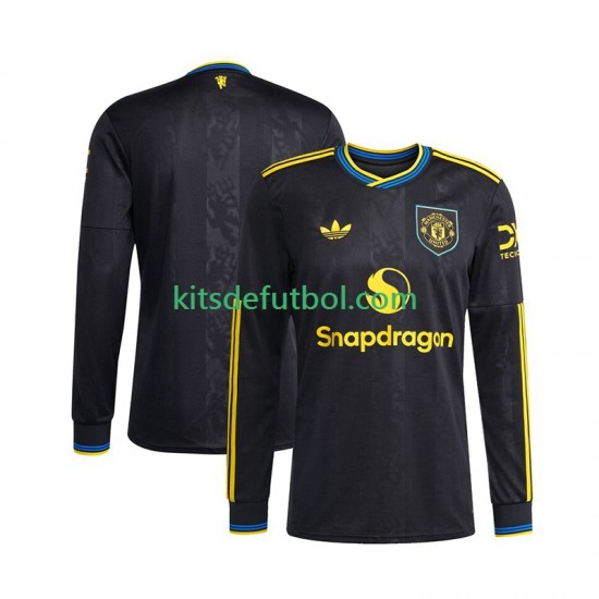 Manchester United Hombre Camiseta alternativa 2025-2026 Manga Larga